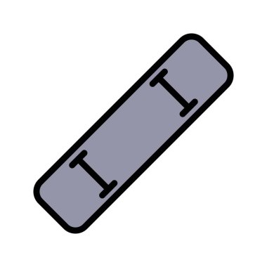 İllüstrasyon Paten Tahtası Simgesi