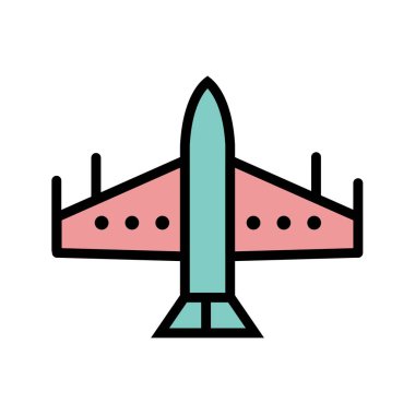 İllüstrasyon Fighter Jet Simgesi