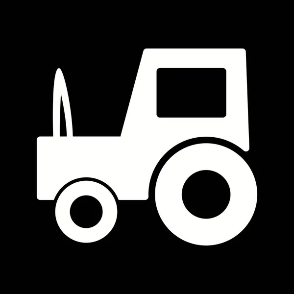 İllüstrasyon Traktör Simgesi — Stok fotoğraf
