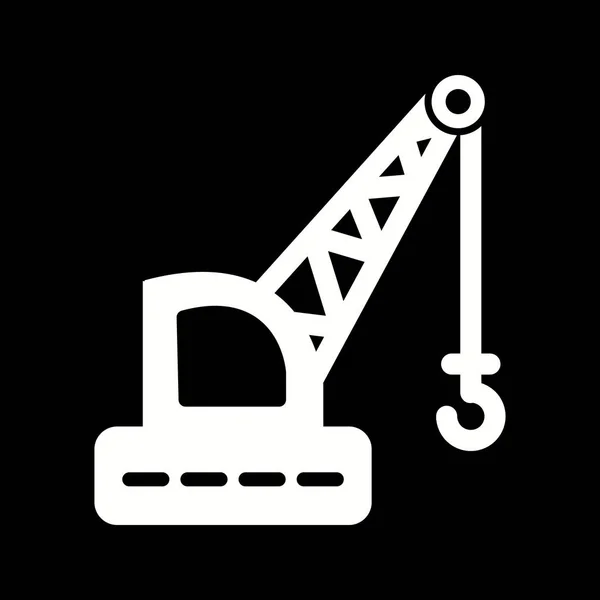 Illustration  Crane Icon — Stock Photo, Image