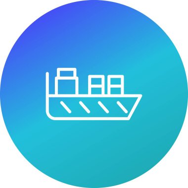 İllüstrasyon Gemi Simgesi