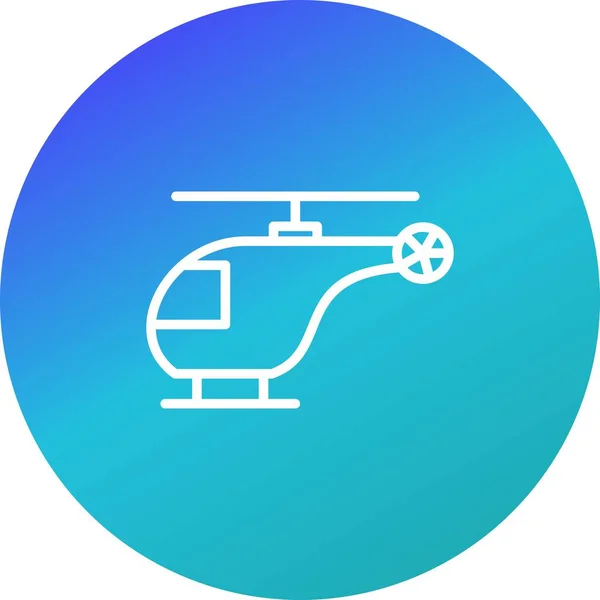 Illustration Hubschrauber-Ikone — Stockfoto