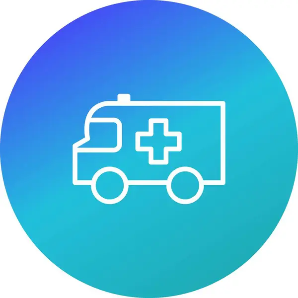 Illustration ambulans ikon — Stockfoto
