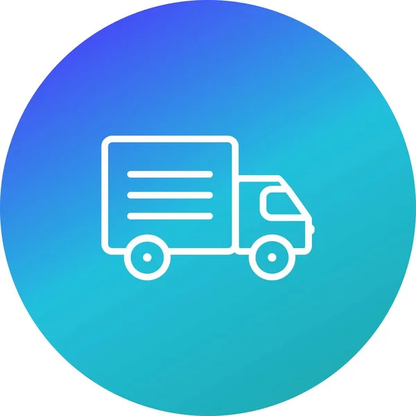 Illustration Truck Icon — Stock Photo, Image