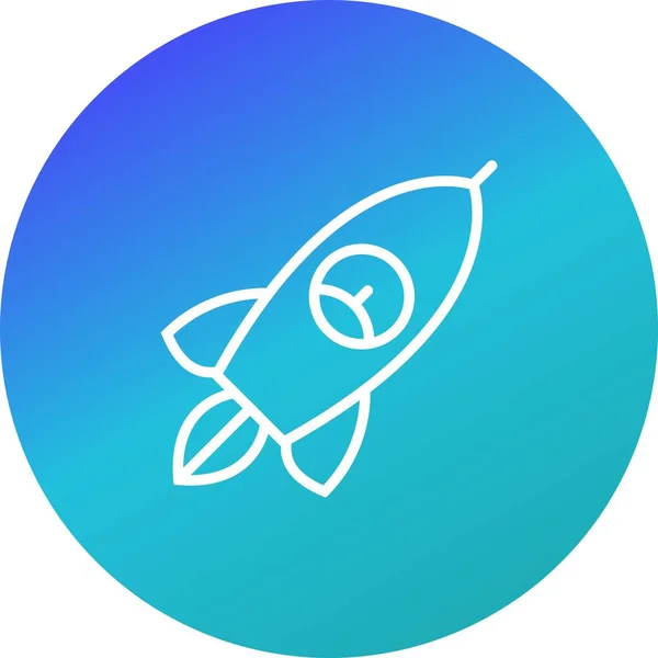Ilustracja Rocket ikona — Zdjęcie stockowe
