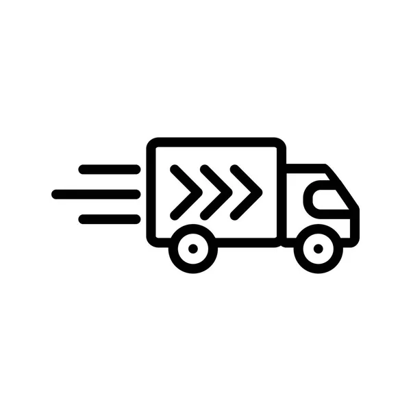 Illustration Delivery Truck Icon — Stock Photo, Image