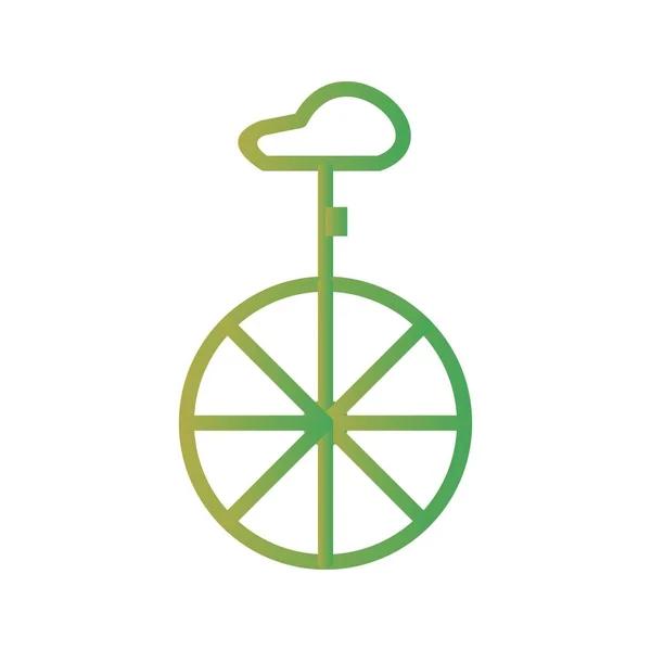 Illustratie Unicycle-pictogram — Stockfoto