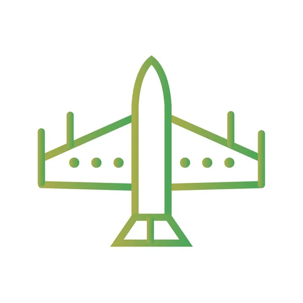 Ilustracja myśliwiec Jet Icon — Zdjęcie stockowe