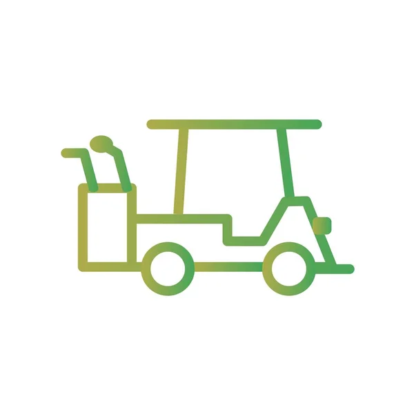 Ilustração Golf Cart Icon — Fotografia de Stock