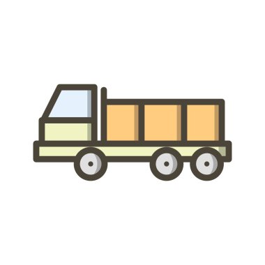 İllüstrasyon Dumper Simgesi