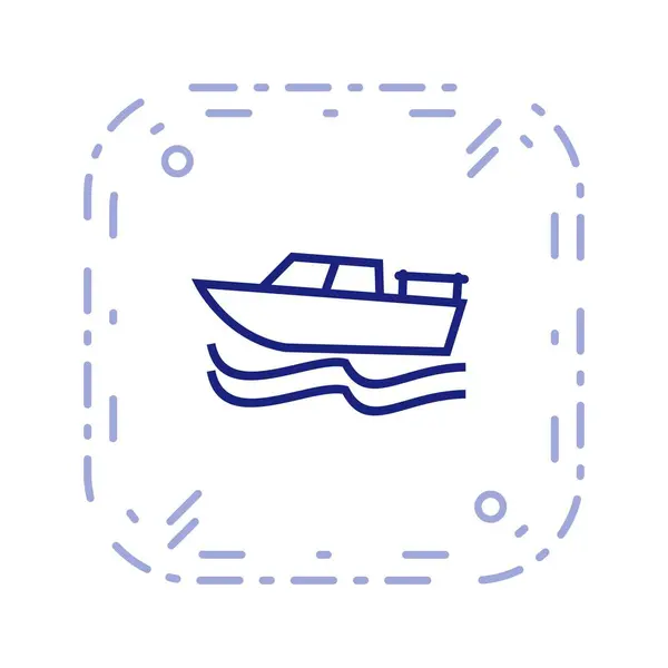 Illustratie boot icon — Stockfoto