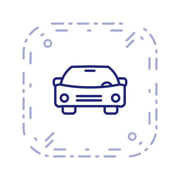 Illustratie auto pictogram — Stockfoto