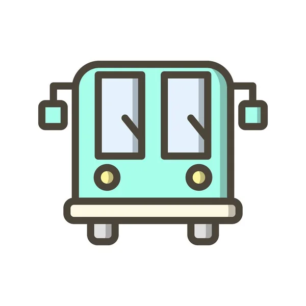 Ícone de ônibus do aeroporto de ilustração — Fotografia de Stock