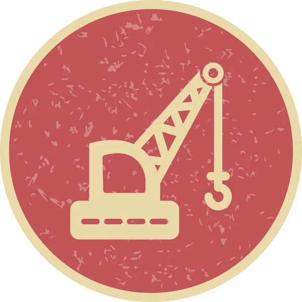 Illustration Crane Icon — Stock Photo, Image