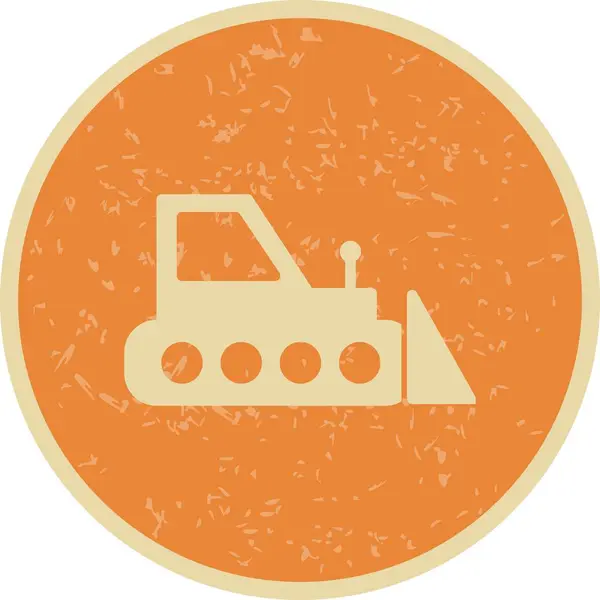 Ilustración Bulldozer Icon —  Fotos de Stock