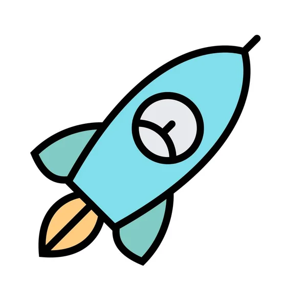 Illustration  Rocket Icon — Stock Photo, Image