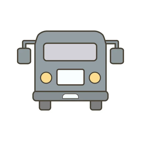 Illustration Flughafen Bus Ikone — Stockfoto