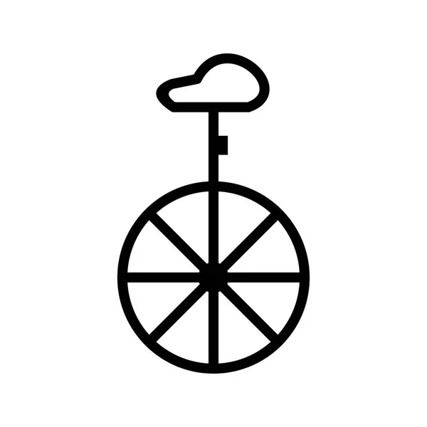 Ilustracja ikona unicycle — Zdjęcie stockowe