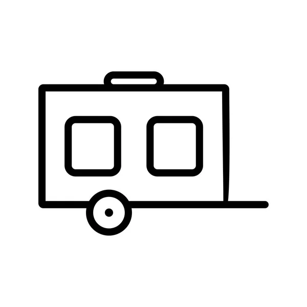 Illustration Wagon Icon — Stock Photo, Image