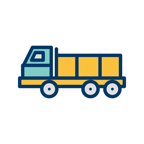 Illustration Dumper Icon — Stock Photo, Image