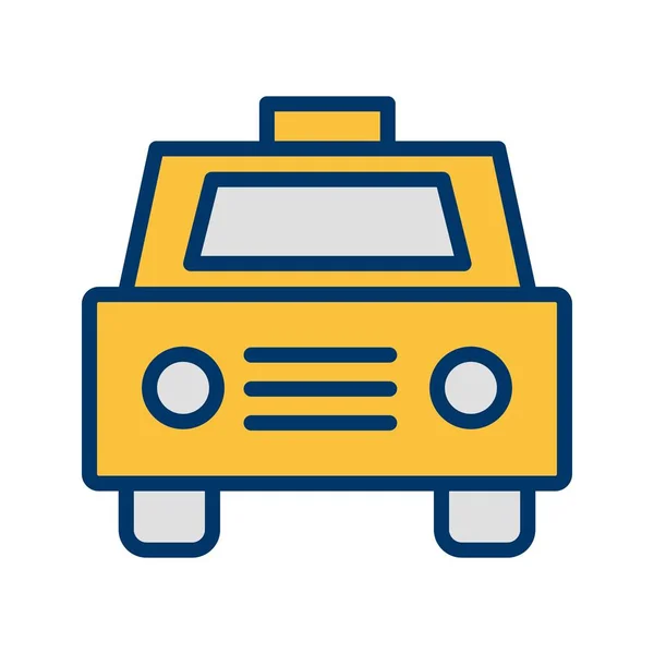 Illustrazione Icona Taxi — Foto Stock