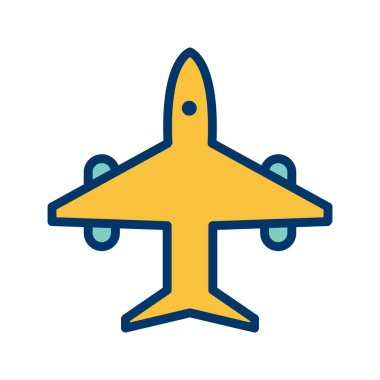 İllüstrasyon Uçak Simgesi