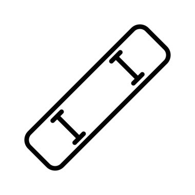 İllüstrasyon Paten Tahtası Simgesi