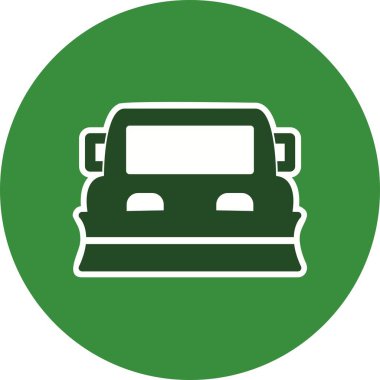 İllüstrasyon Snowplow Simgesi