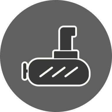 İllüstrasyon Denizaltı Simgesi