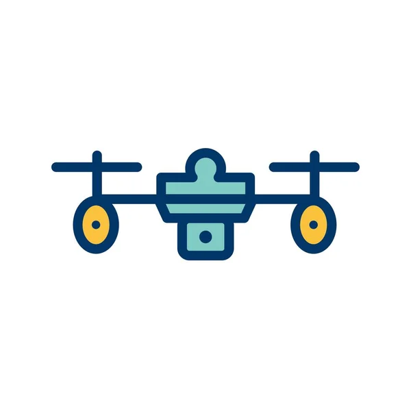 İllüstrasyon Drone Simgesi — Stok fotoğraf