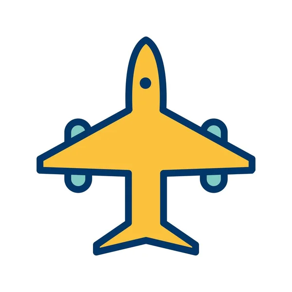 Illustrazione Icona aereo — Foto Stock