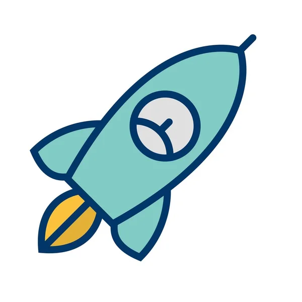 Ilustração Rocket Icon — Fotografia de Stock