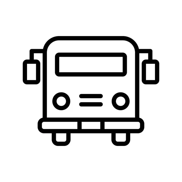 Ilustración Icono del autobús escolar — Foto de Stock