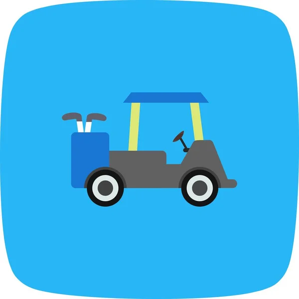Ilustración Icono del carrito de golf — Foto de Stock