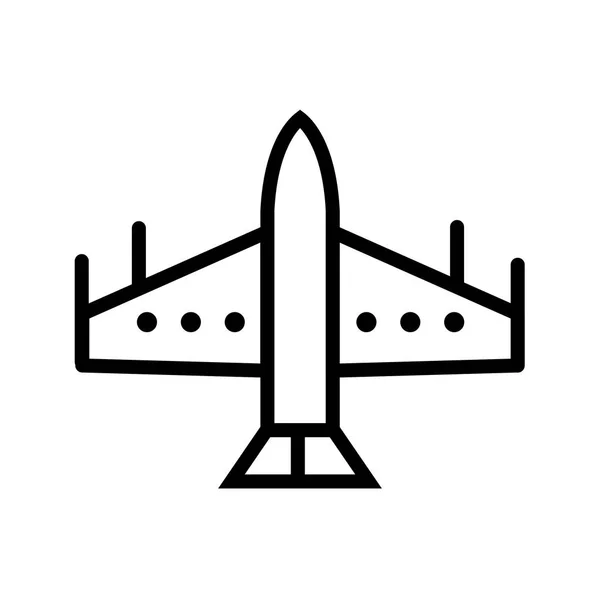 Ilustración Fighter Jet Icon — Foto de Stock