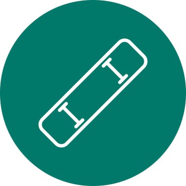 İllüstrasyon Paten Tahtası Simgesi