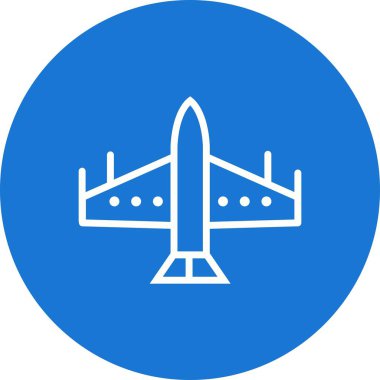 İllüstrasyon Fighter Jet Simgesi