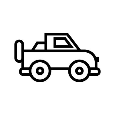 İllüstrasyon Jeep Simgesi