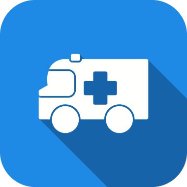 İllüstrasyon Ambulans Simgesi