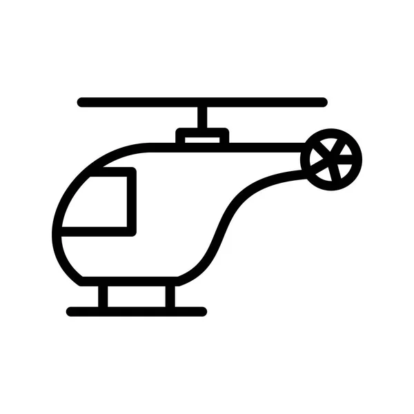 Εικονογράφηση ελικόπτερο εικονίδιο — Φωτογραφία Αρχείου