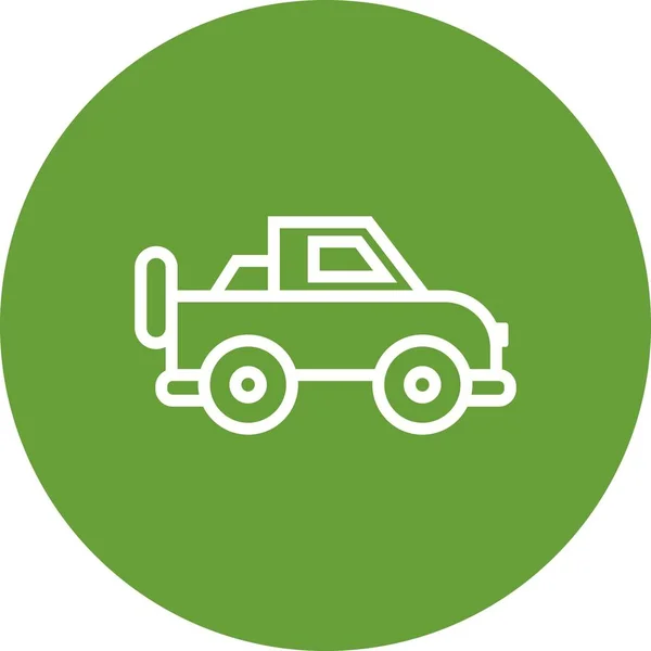 Ilustracja Jeep Icon — Zdjęcie stockowe