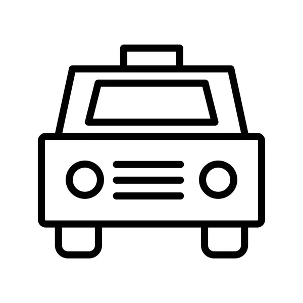 Illusztráció taxi Icon — Stock Fotó