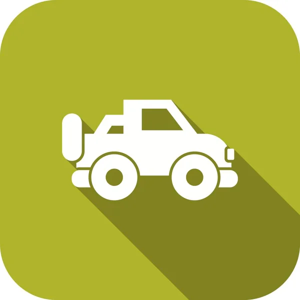 Ilustracja Jeep Icon — Zdjęcie stockowe