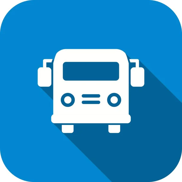 Illusztráció iskolabusz ikon — Stock Fotó