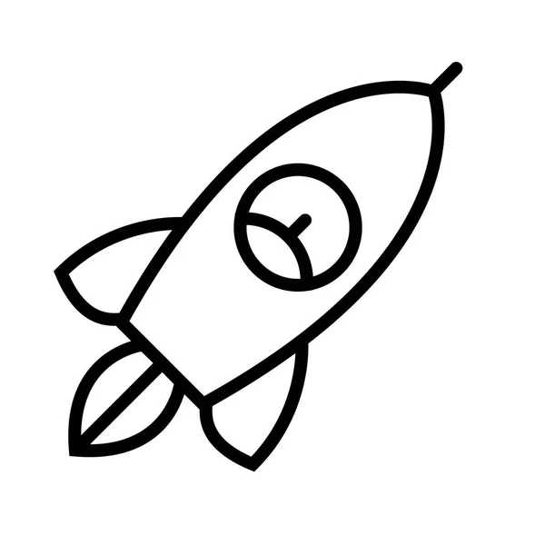 Піктограма ракетного малюнку — стокове фото