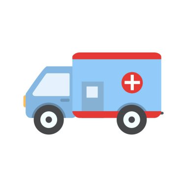 İllüstrasyon Ambulans Simgesi