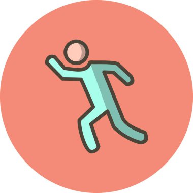 İllüstrasyon Runner Simgesi
