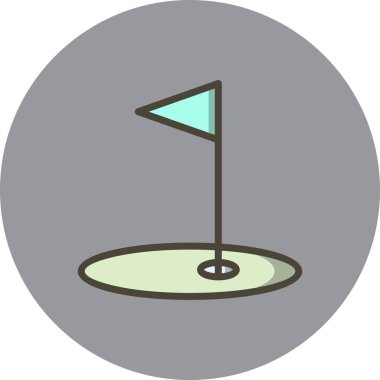 İllüstrasyon Golf Simgesi