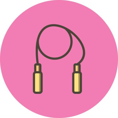 İllüstrasyon Atlama İp Ikonu