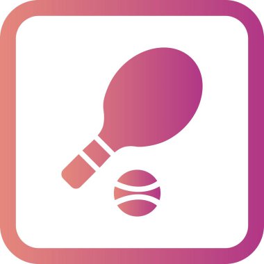 İllüstrasyon Tenis Simgesi